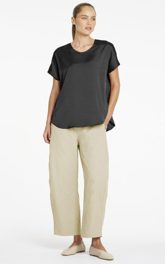 Barrel Leg Pant product photo.