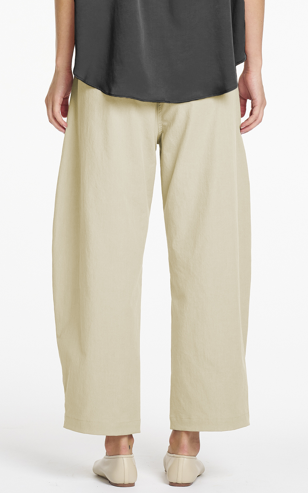 Barrel Leg Pant product photo.
