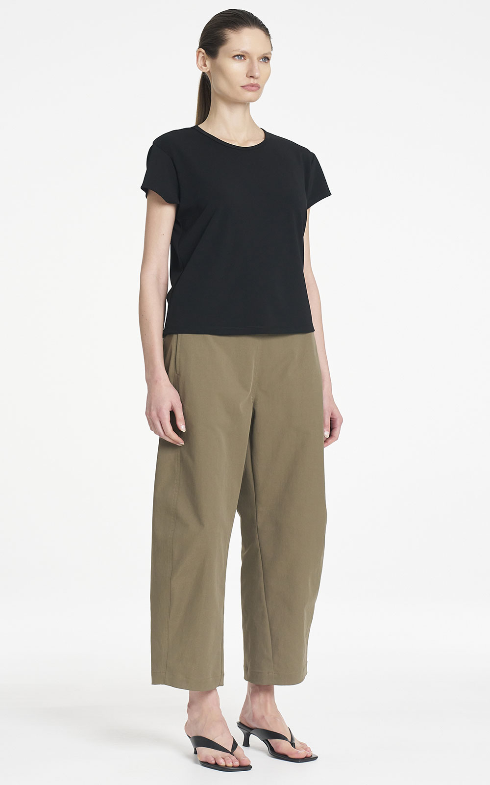 Barrel Leg Pant product photo.