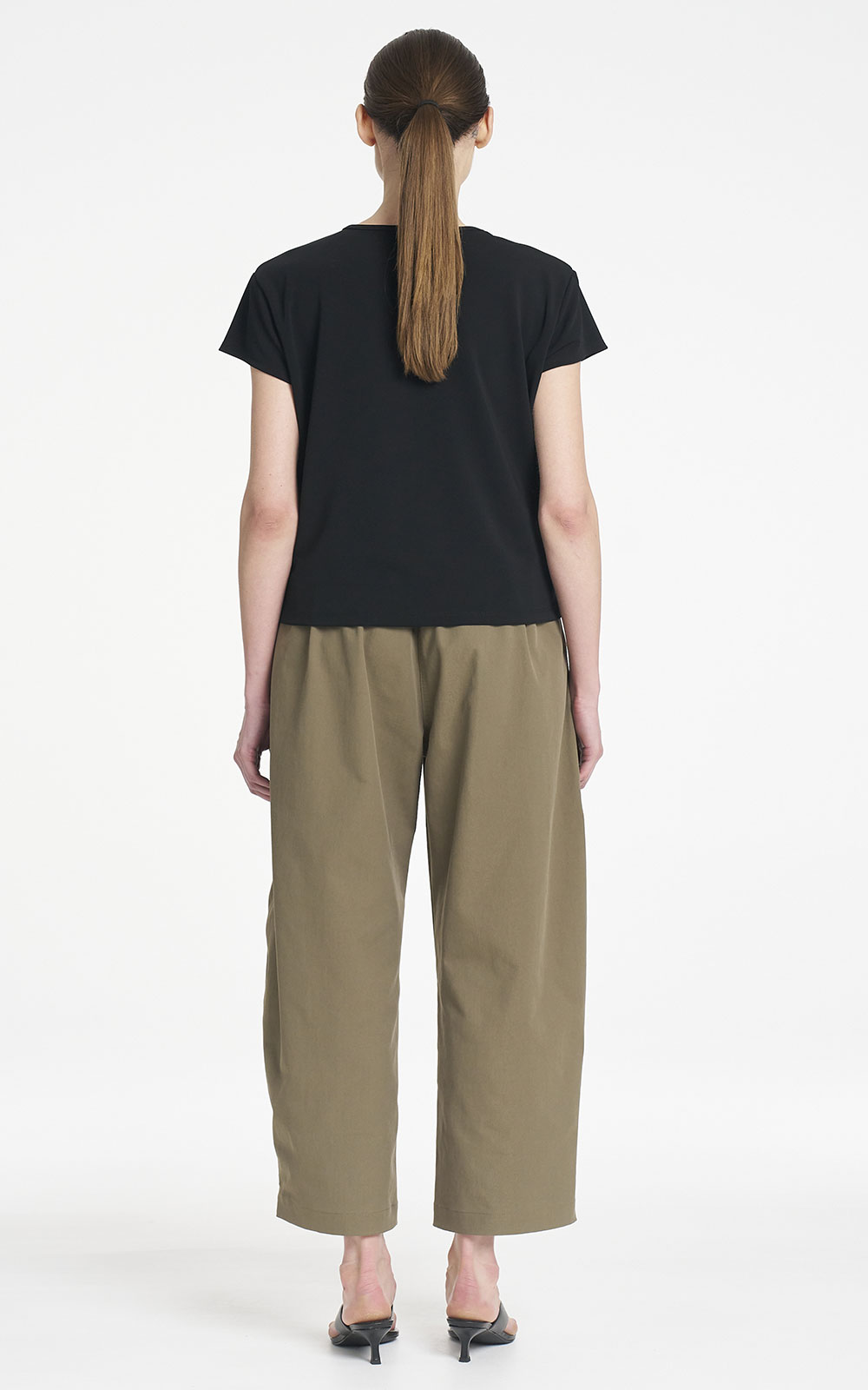 Barrel Leg Pant product photo.