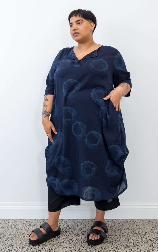 Delaney Dress Crinkle product photo.