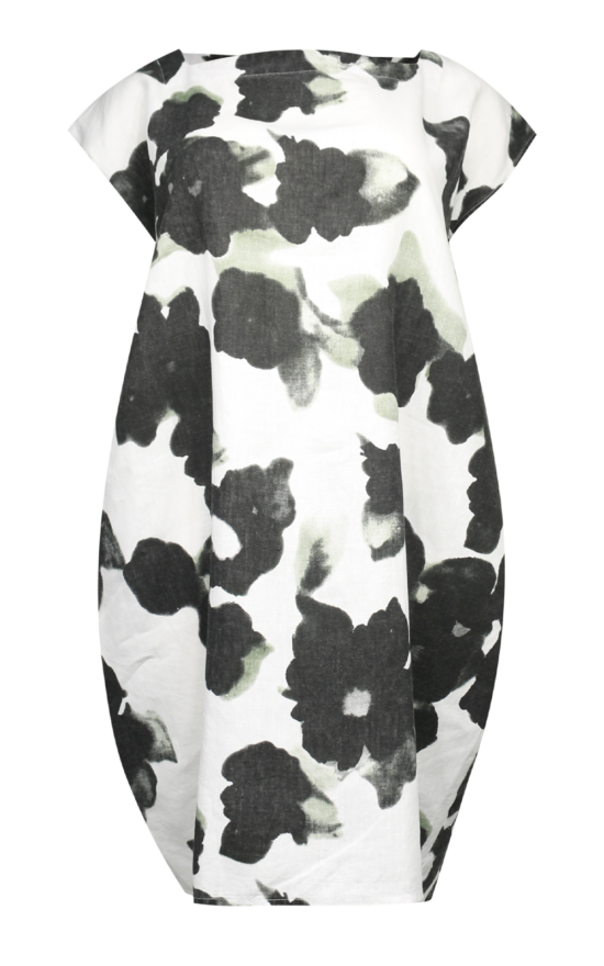Flowers Contour Dress product photo.