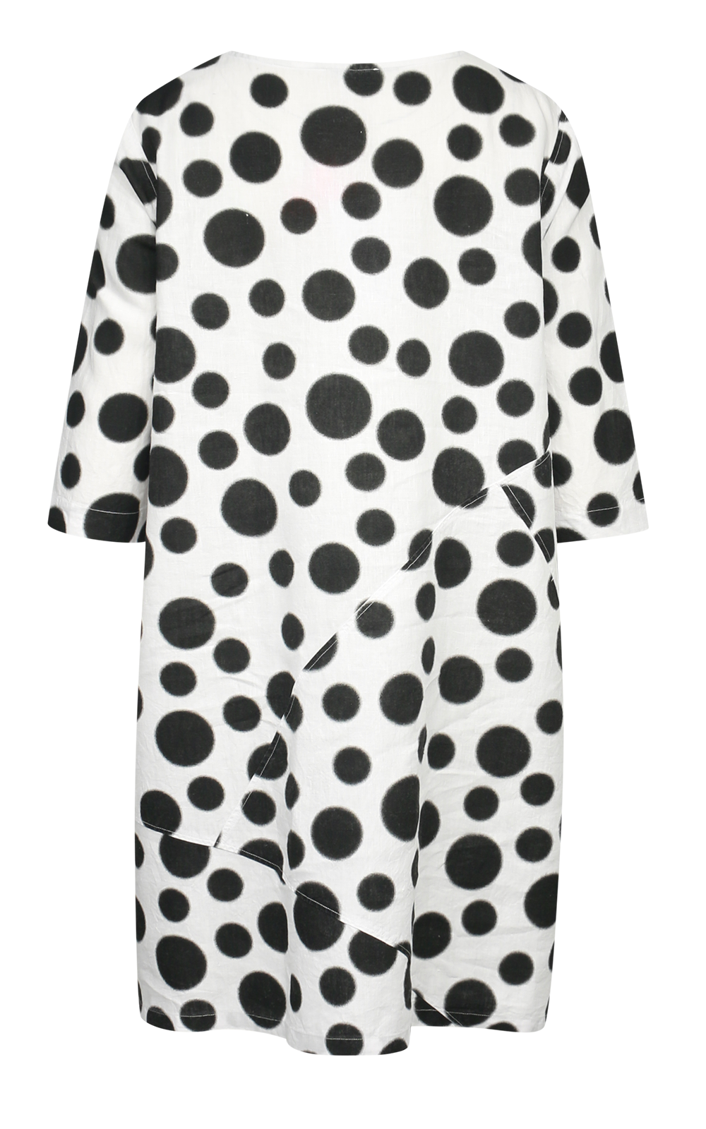 Fuzzy Dot Quarter Dress product photo.
