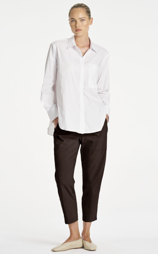 Zip Tapered Pant product photo.