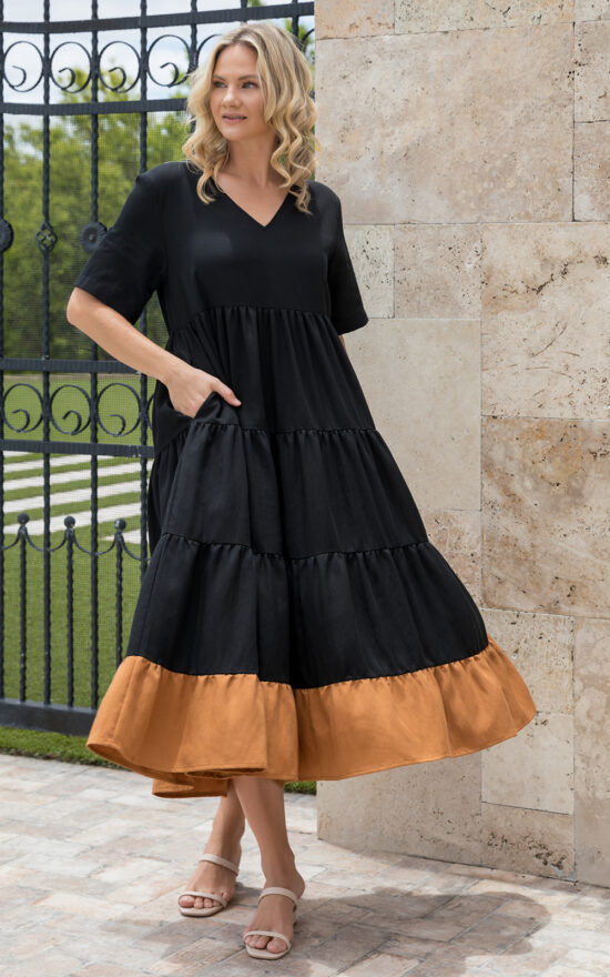 Aldo Waterfall Dress product photo.