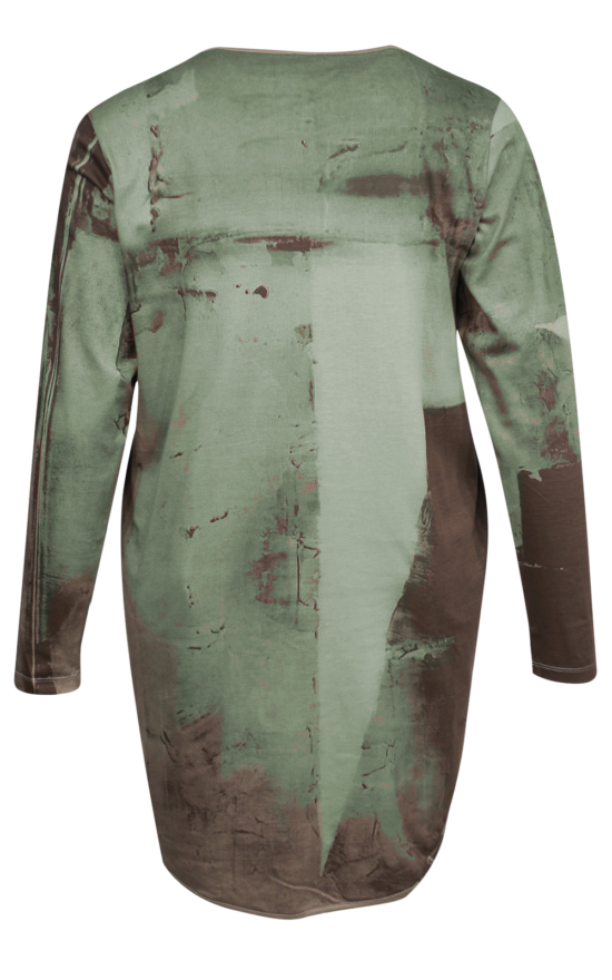 Anthracite Long Sleeve Top product photo.
