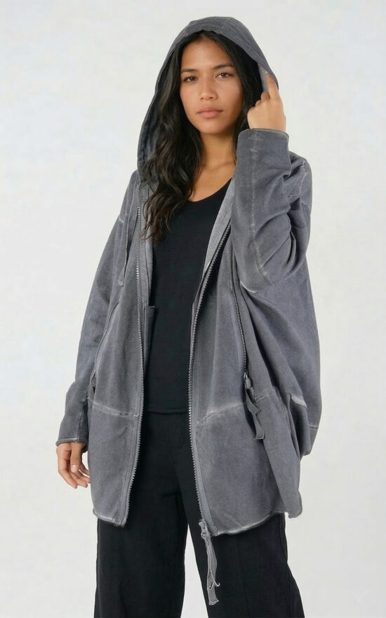 Kapan Zip Hooded Jacket product photo.