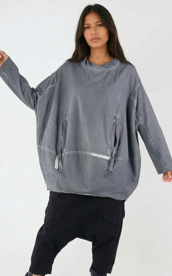 Solmus Zip Pocket Sweat product photo.