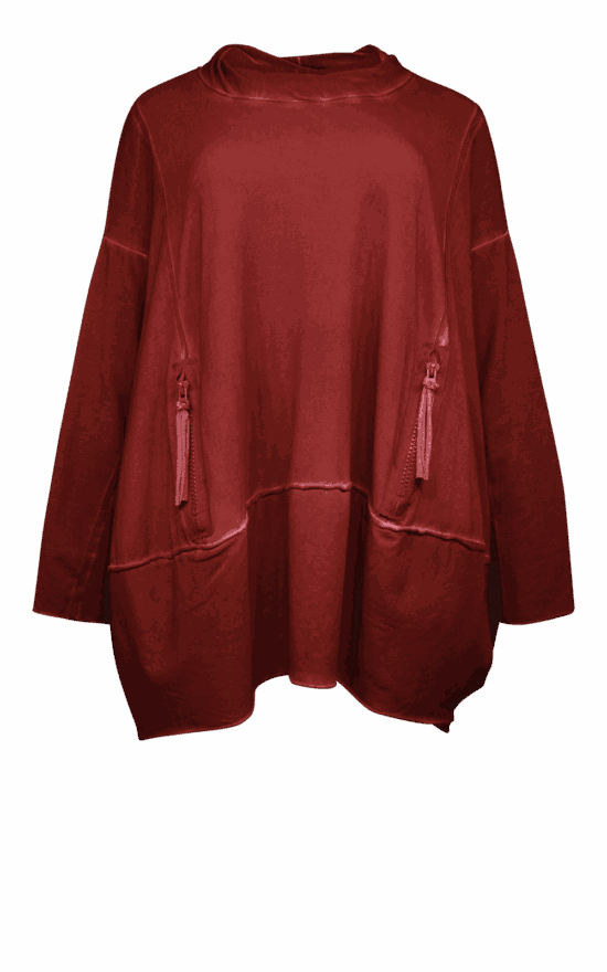 Solmus Zip Pocket Sweat product photo.