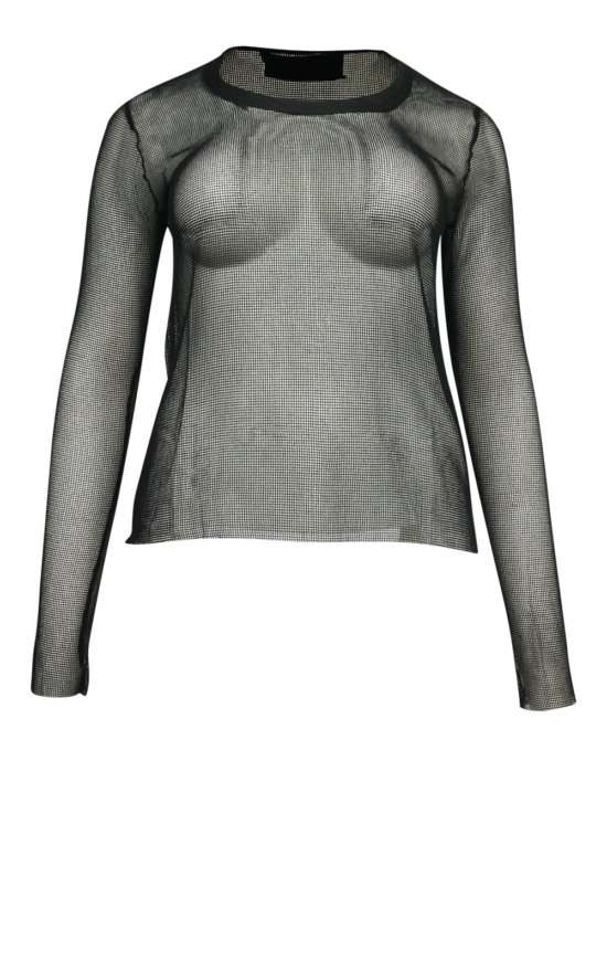Artemis Raw Mesh Tee product photo.