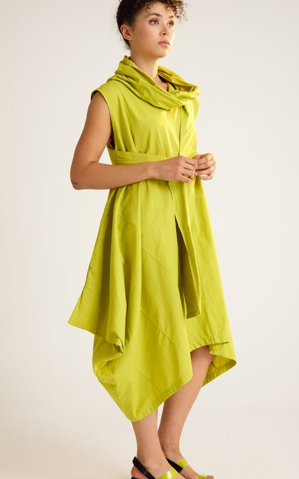 Ephesus Angled Dress product photo.