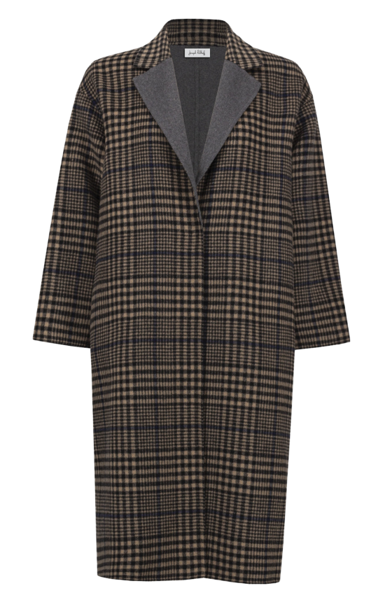 Checked Coat  product photo.