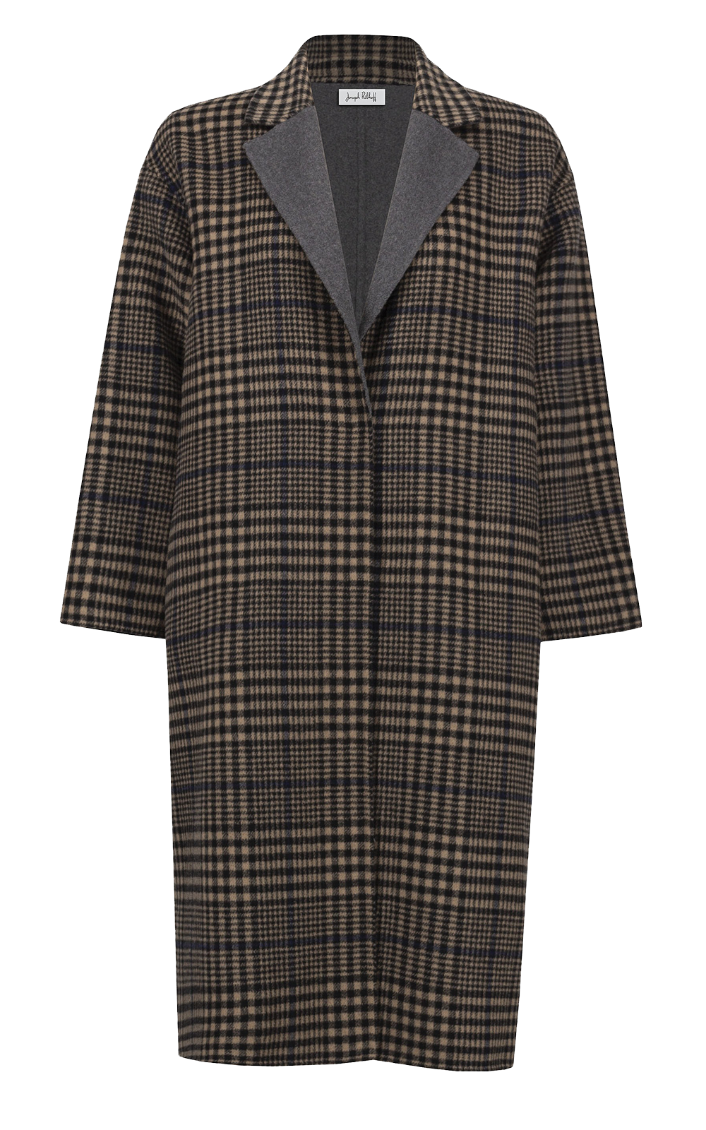 Checked Coat – Zebrano | Designer Clothing NZ