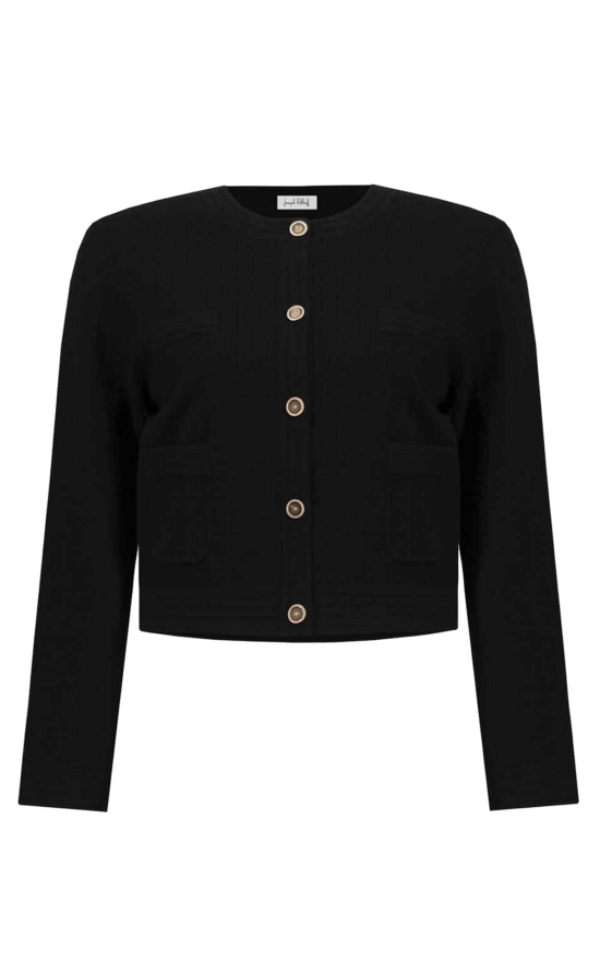 Sweater Knit Jacket  product photo.