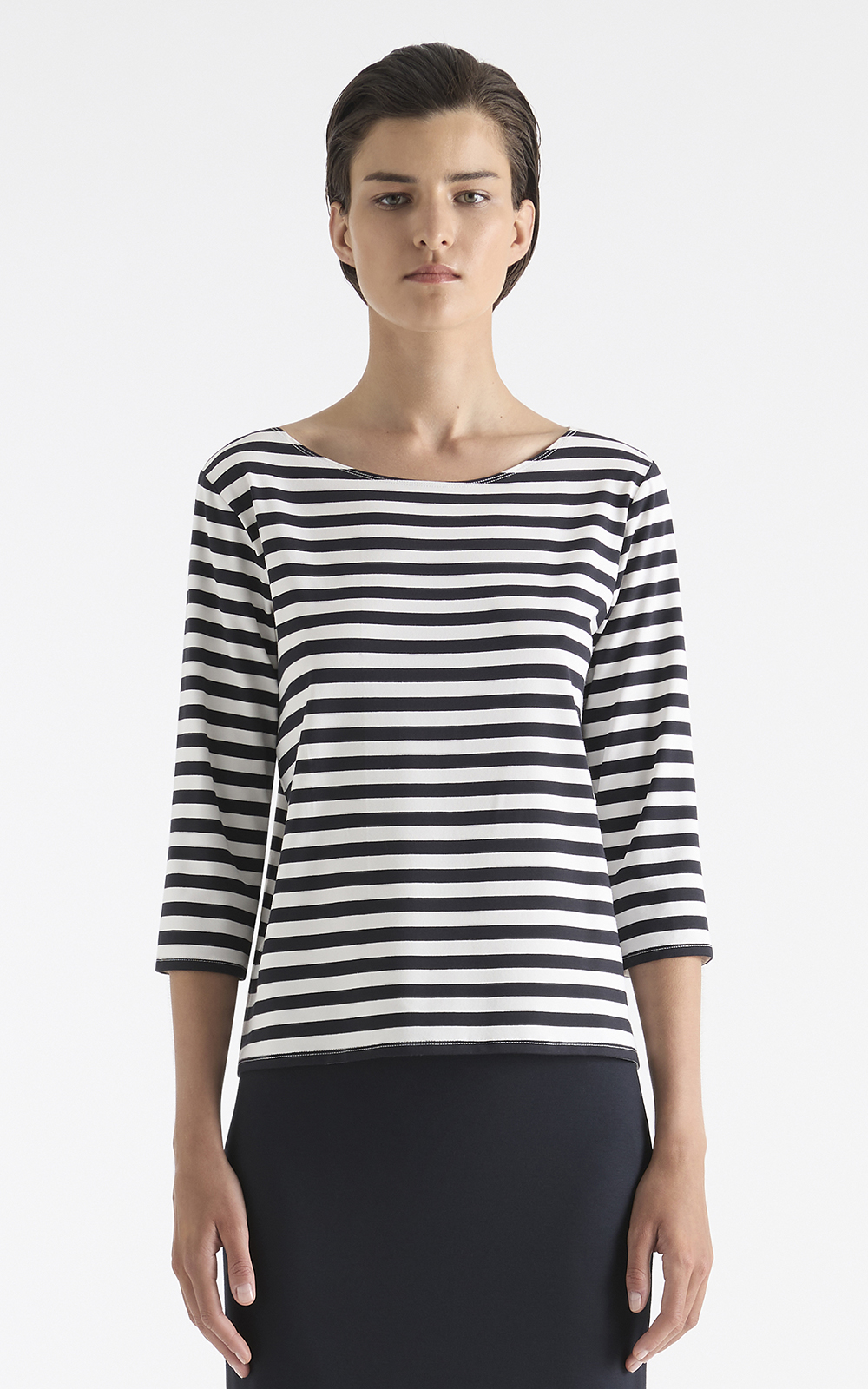 boat neck seamless ecovero