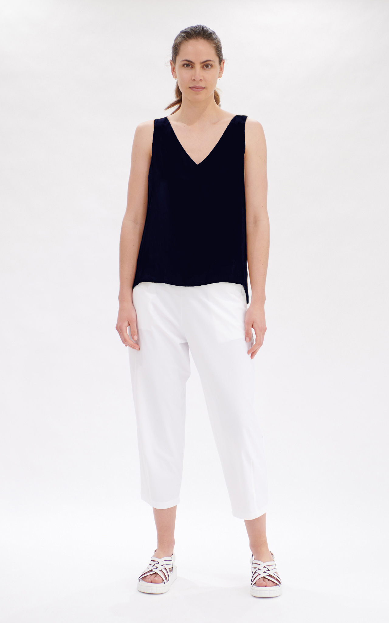 Audrey Tank – Zebrano | Designer Clothing NZ