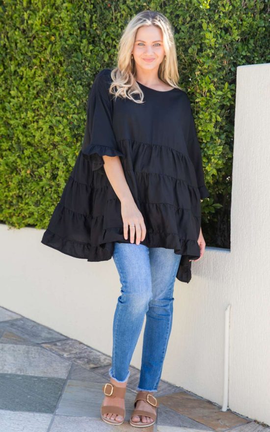 Sofia Top In Tencel product photo.