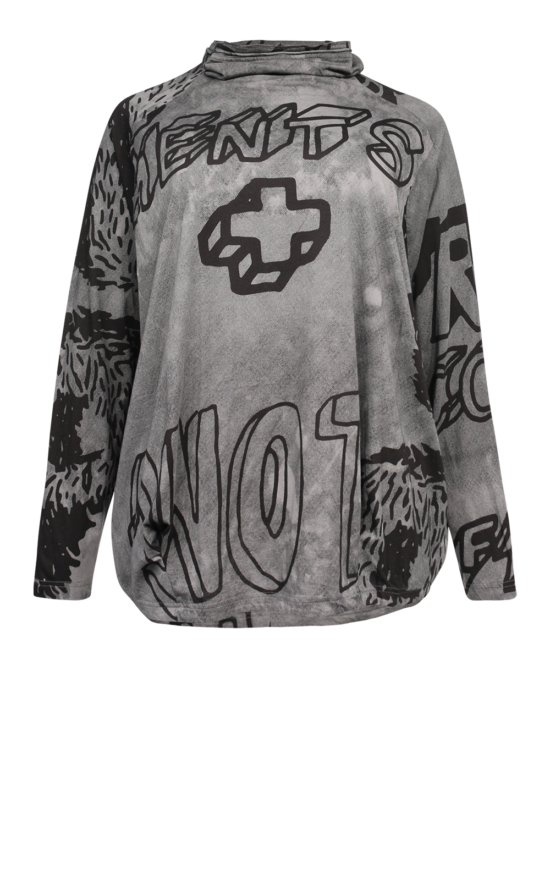 Fuzzy Funnel Tee product photo.