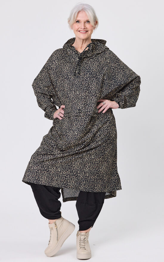 Frida Raincoat Mini Leopard product photo.