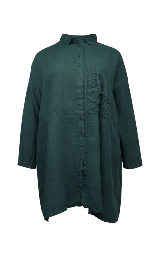 Horizon Shirt Dress product photo.