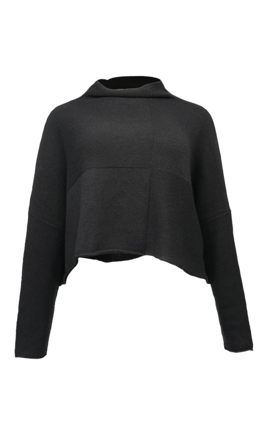 Lily Relaxed Neck Pullover product photo.