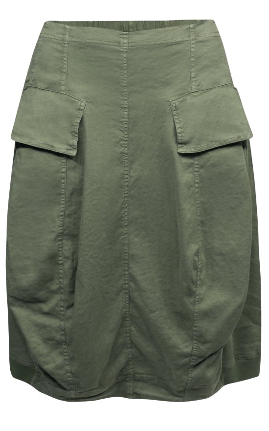 Flap Pocket Skirt product photo.