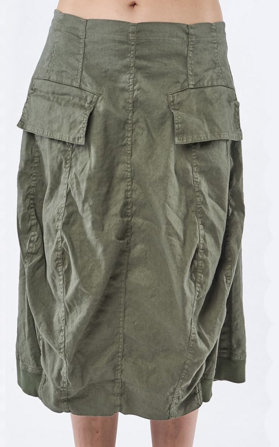 Flap Pocket Skirt product photo.