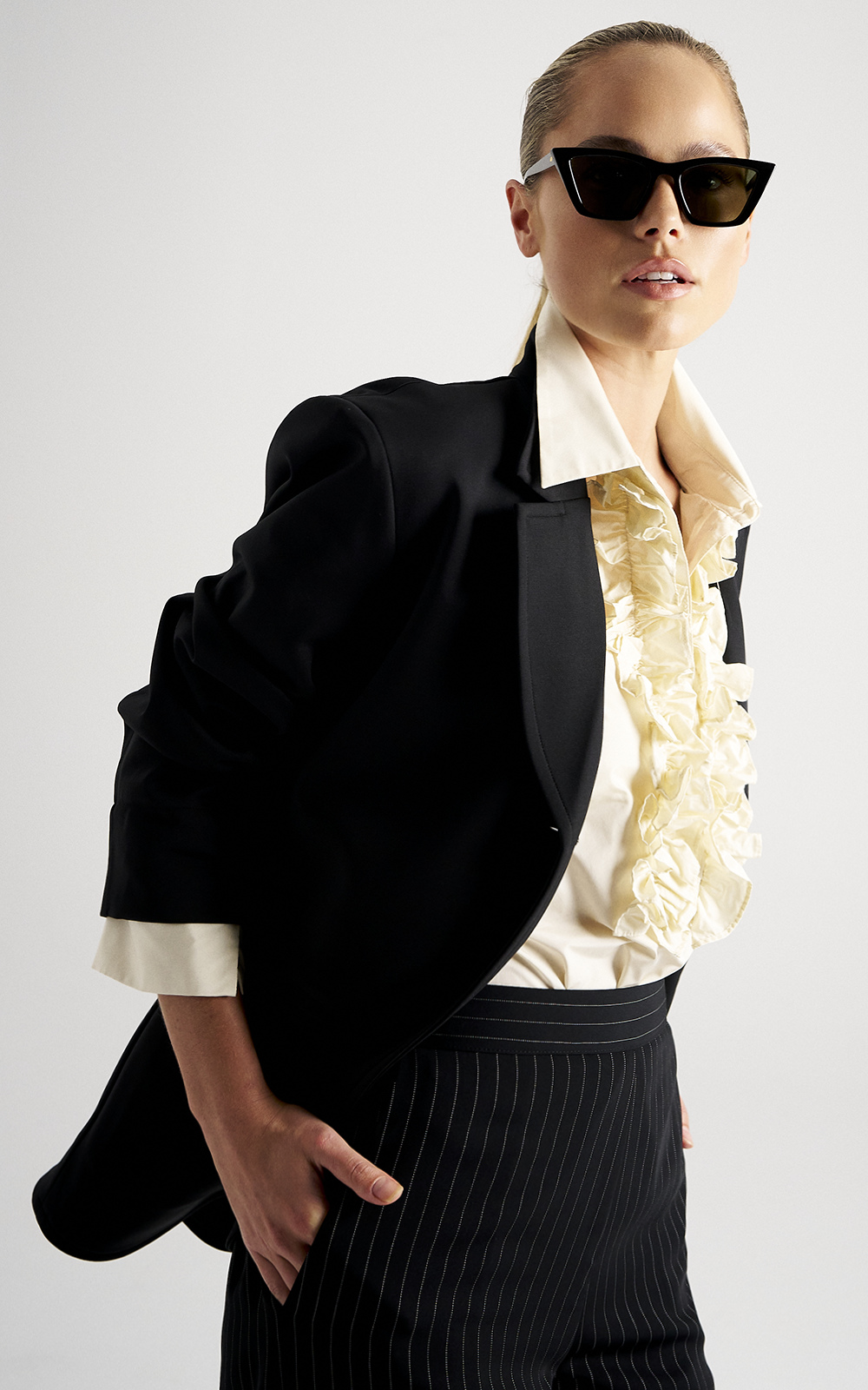 Utility Blazer product photo.