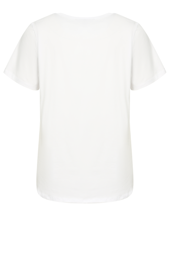 A-Line Soft V Tee product photo.