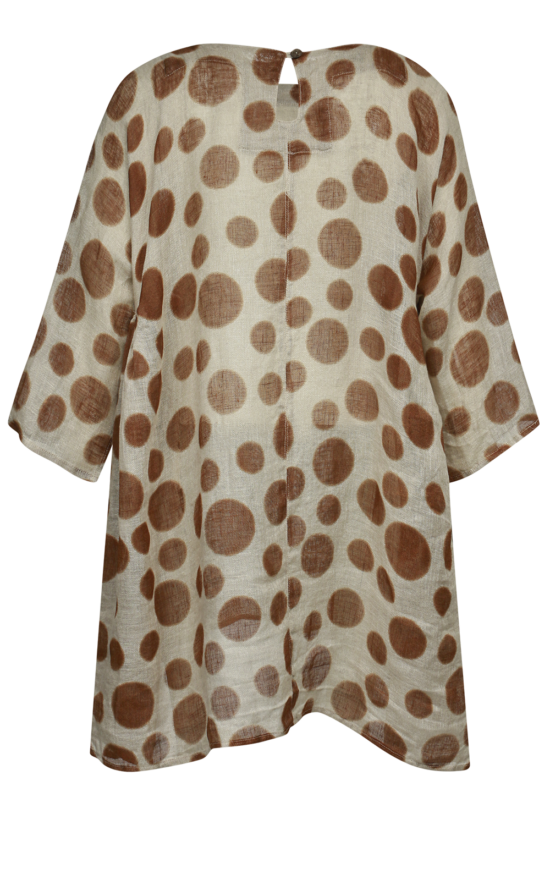 Fuzzy Dot Mesh Baby Doll  product photo.
