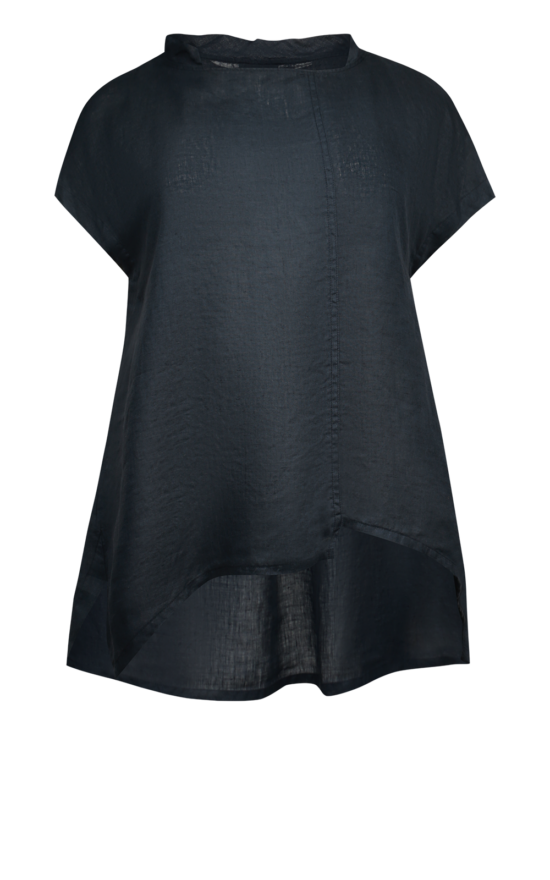 Pleat Back Top product photo.