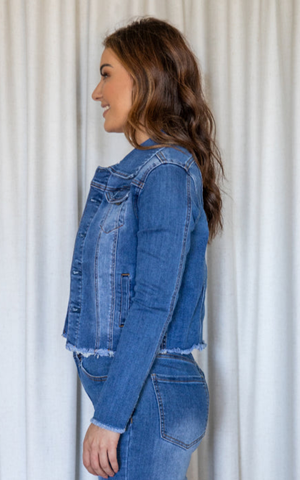 テンダーロイン　DENIM BLANKET ZIP UP JKT  Ｍ Frayed Denim Jacket – Zebrano | Designer Clothing NZ