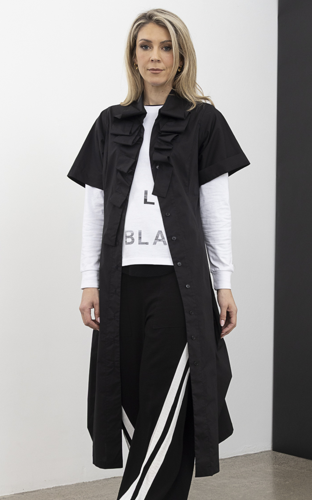 Atmosphere Shirt Dress product photo.