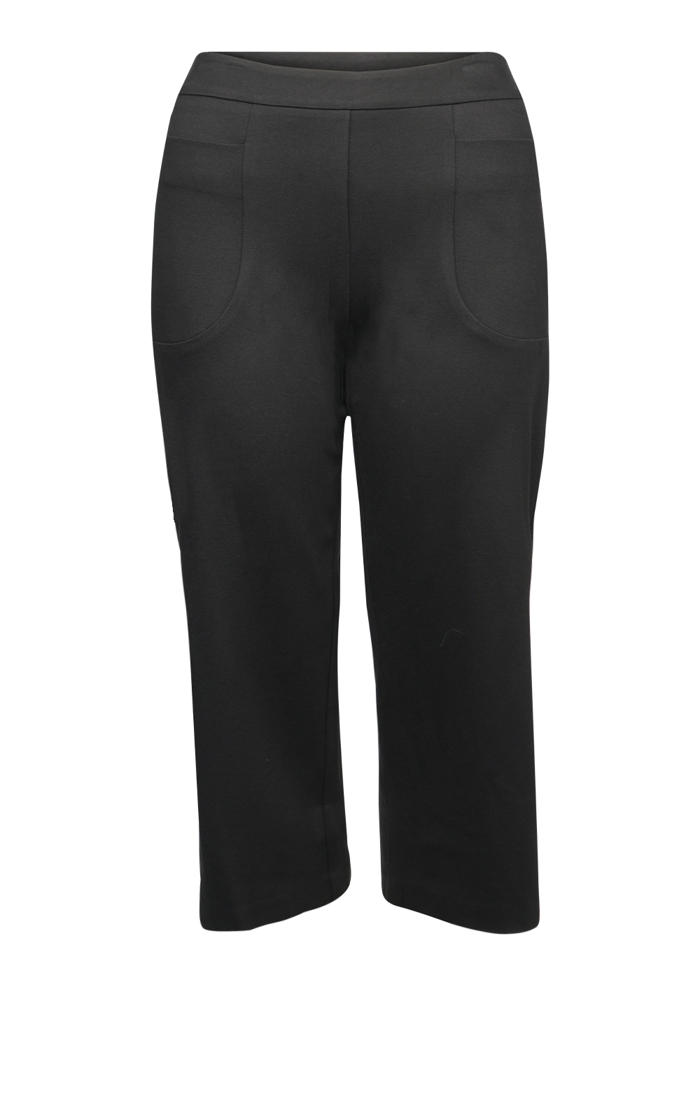 Ponte Solid Crop Wide Leg Pant Zebrano Designer Clothing NZ