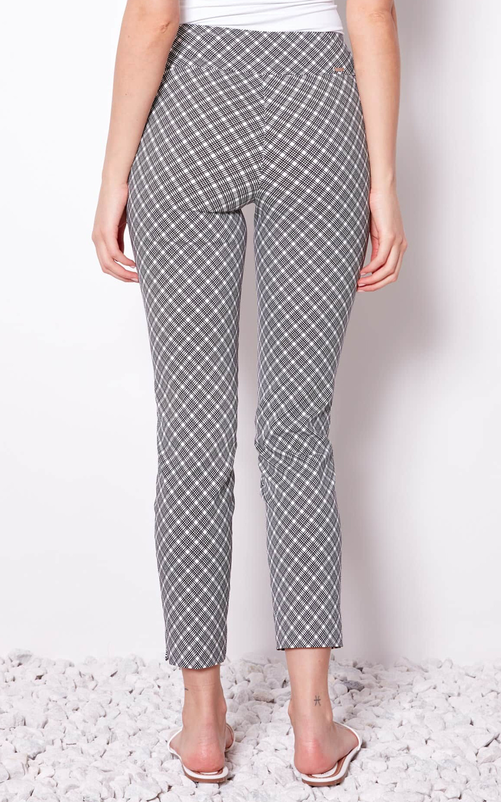 Techno Print Ankle Pant product photo.