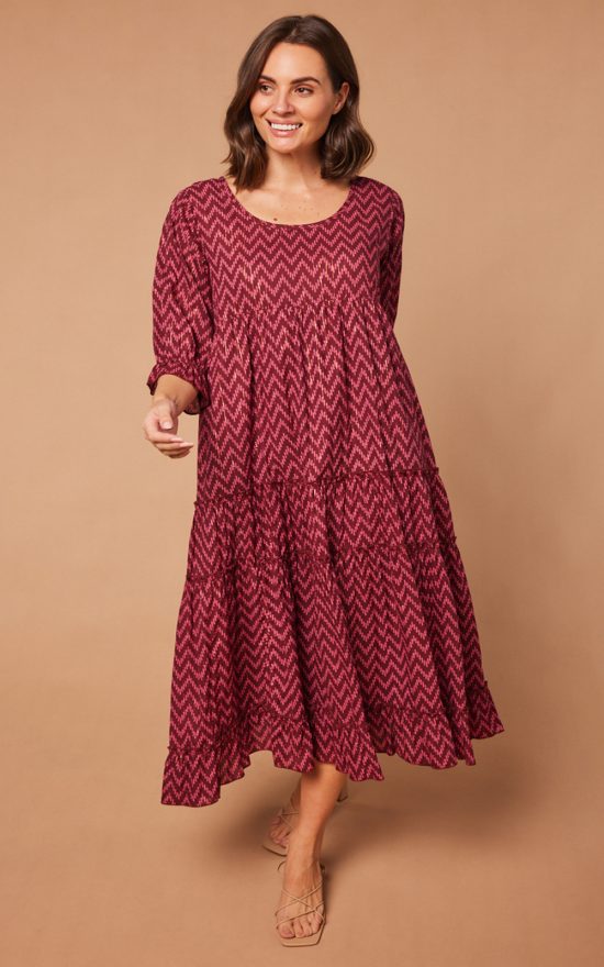 Sabre Madeleine Midi Dress product photo.