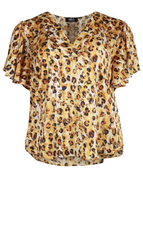 Liquorice Leopard Flutter T product photo.
