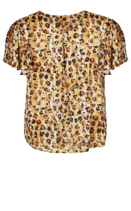 Liquorice Leopard Flutter T product photo.