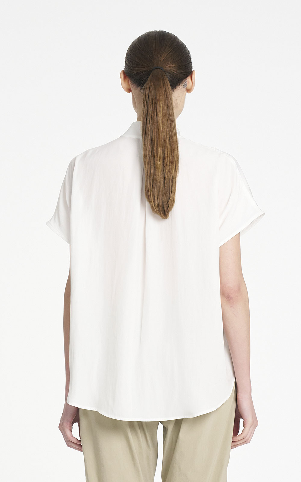 Side Flounce Shell product photo.