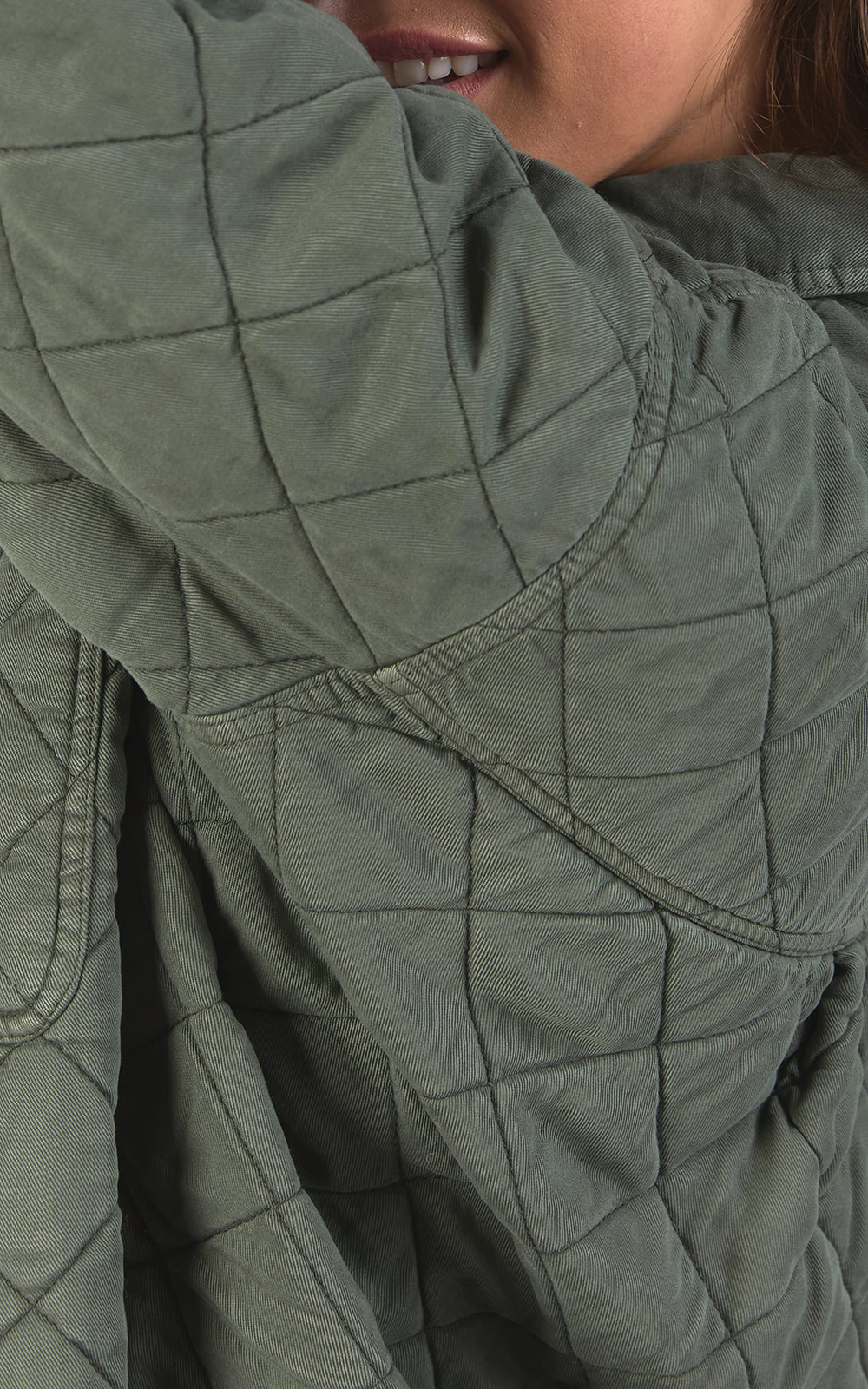 Katie Quilted Shackett product photo.