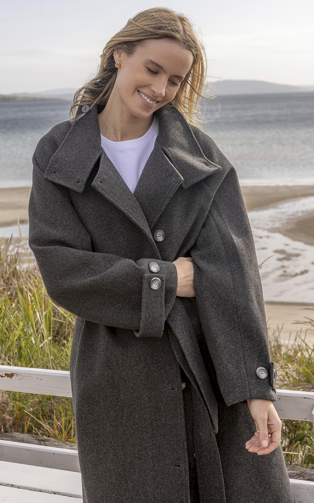 Caroline Coat product photo.