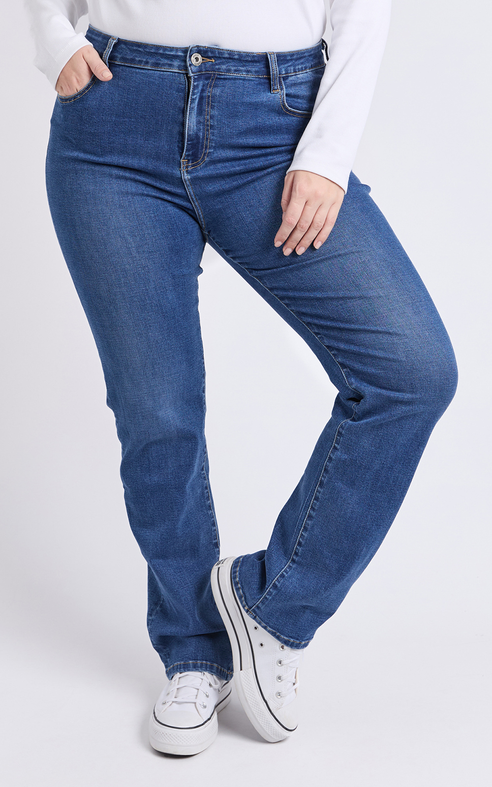 Ada Full Length Jean product photo.