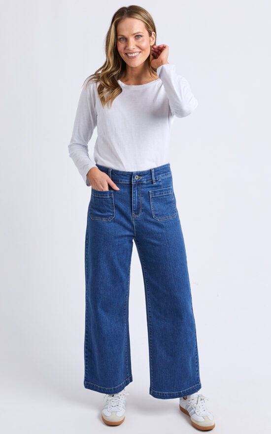 Alyssa Front Pocket Jean product photo.