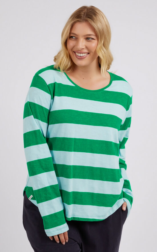 Spritz Stripe Ls Tee product photo.