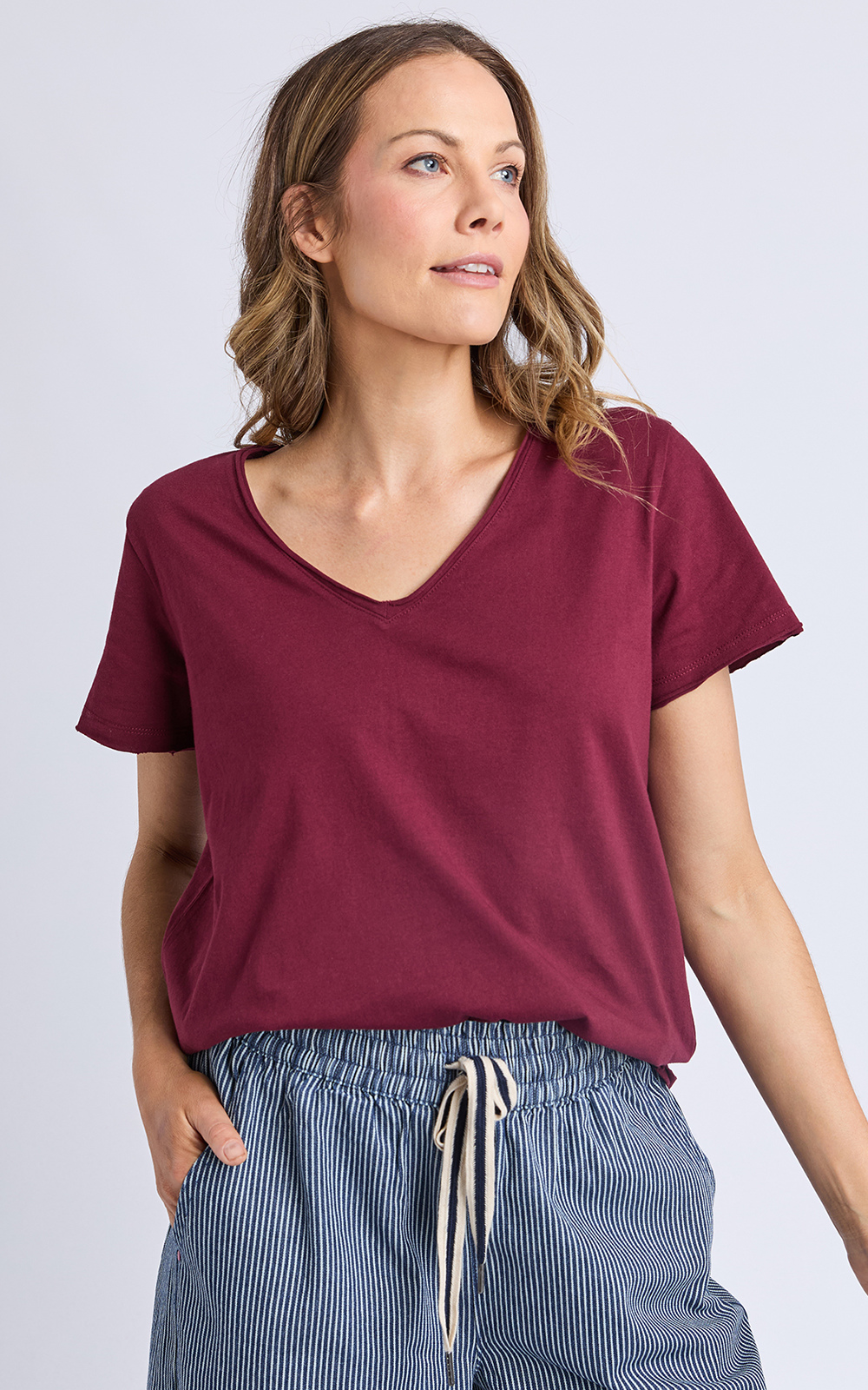 Pima Vee Tee product photo.