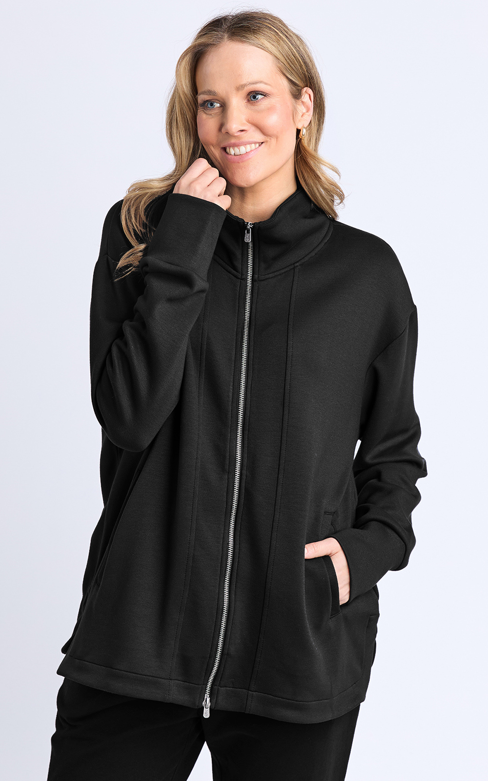 Beatrice Zip Thru product photo.