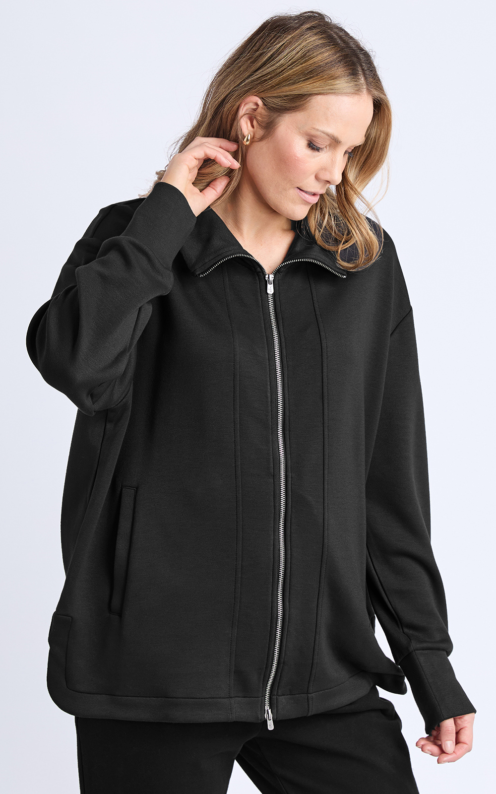 Beatrice Zip Thru product photo.