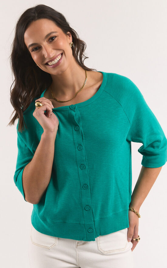 Yvette S/S Cardi product photo.