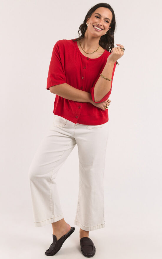 Yvette S/S Cardi product photo.