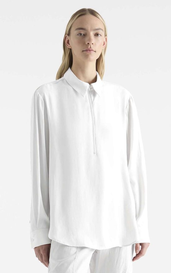 Zip Front Shirt product photo.